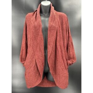 Max &‎ Mia Women's Small Long Sleeve Open Front Cardigan Burgundy